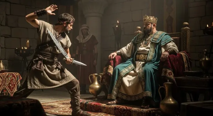 ehud the left handed deliverer